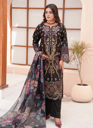 3 PC DESIGNER | EMBROIDERED PATCH WORK COTTON SUIT | WITH DUPATTA