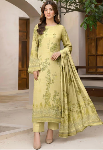 Unstitched Digital Printed Lawn Suit